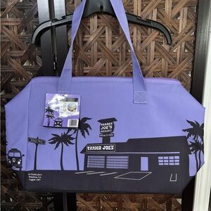 Trader Joe's Limited Edition Purple Insulated Bag